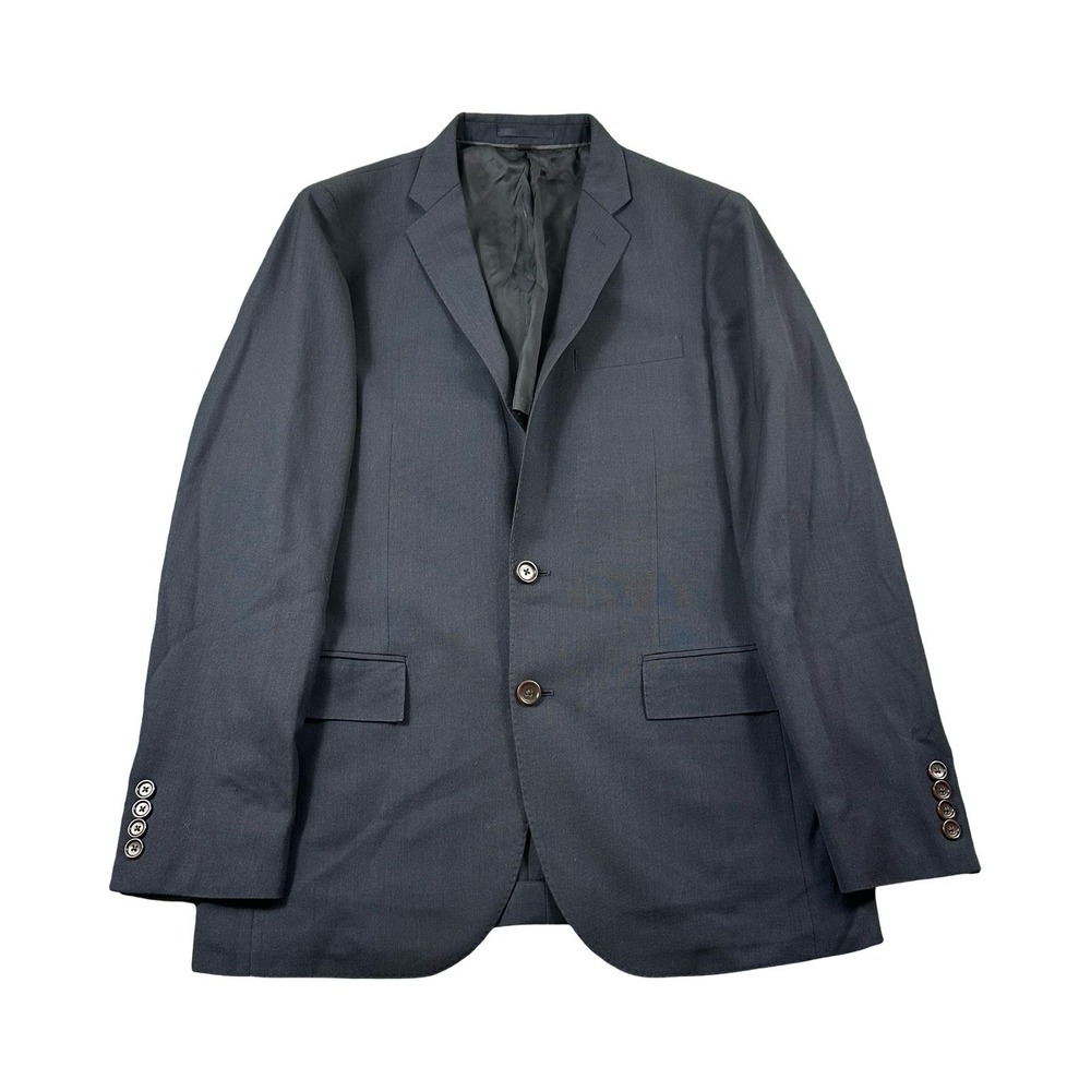 J.Crew Blue Ludlow Half Lined Mens 2-Btn Tollegno 1900 Sportcoat Size 38R
